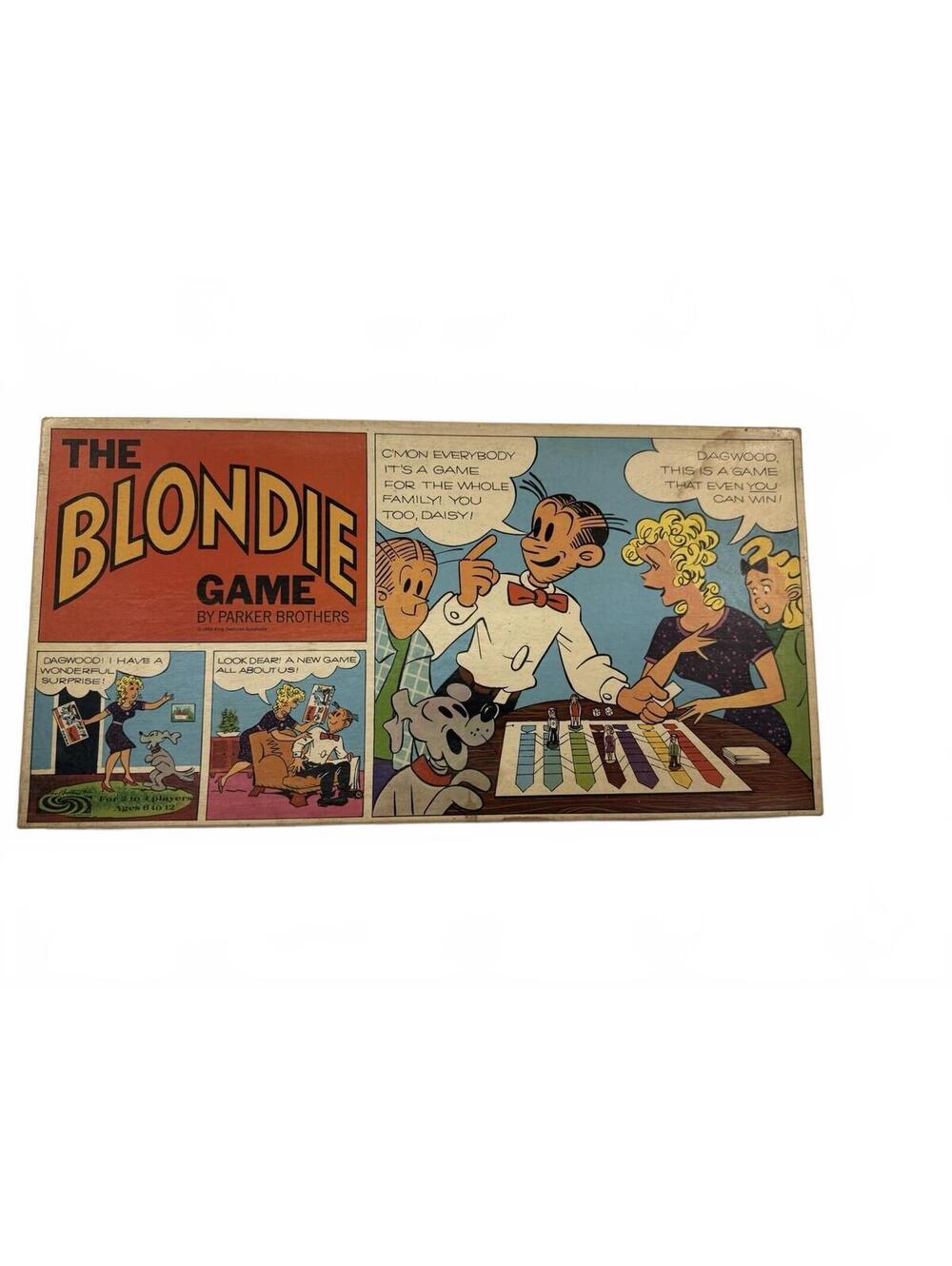 Vintage The Blondie Game 1969 Parker Brothers Board Game With Box Complete
